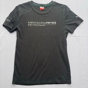 Puma black & grey Mercedes AMG Petronas F1 team t-shirt Size S